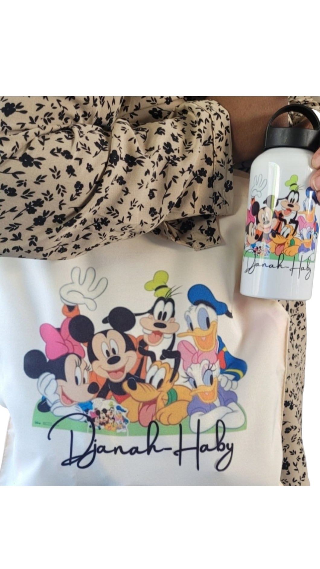 Coffret enfant totebag + gourde à personnaliser